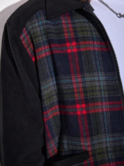 Street Life Veste à carreaux mode automne/hiver pour hommes