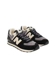 New Balance 574 Men's Sneakers Black U574SBK - Black - View 2