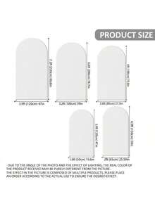 Arch Backdrop,Wedding Arch Cover 2 Sided Spandex Fitted Fabric Arch Backdrop Dome Arch Backdrop Fabric For Birthday Party Wedding Arch Stand Decoration - Lilac (Stand Not Included, Fabric Backdrop Only) - Mauve Purple - View 6