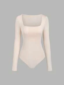 Sweetra Bộ 3 áo liền quần dài tay cho nữ màu mơ, nâu cà phê, đen, ôm vừa vặn, phong cách tối giản, đa năng khi đi làm - Nhiều màu - Xem 3