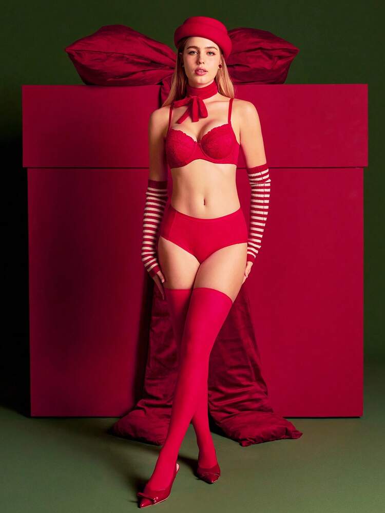 Full Coverage Lace Mesh Bra