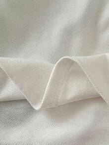 LMoss Kids LMoss 男童针织熊图案休闲 Polo 衫，长袖上衣，冬季服装，长袖，秋季，拼接长袖 Polo 衫，白色上衣，舒适的秋冬款式，秋冬服装