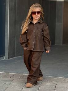 Dazy Kids Young Girls Denim Set