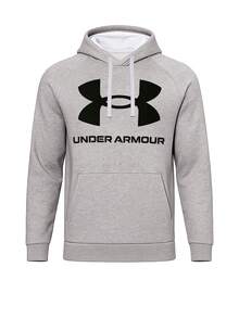Under Armour SPORTSTYLE Men's Sports & Outdoor Hoodies Cozy Breathable Easy To Match Daily Outdoor School Grey 1357093-011 - Mod Gray / / White - View 1