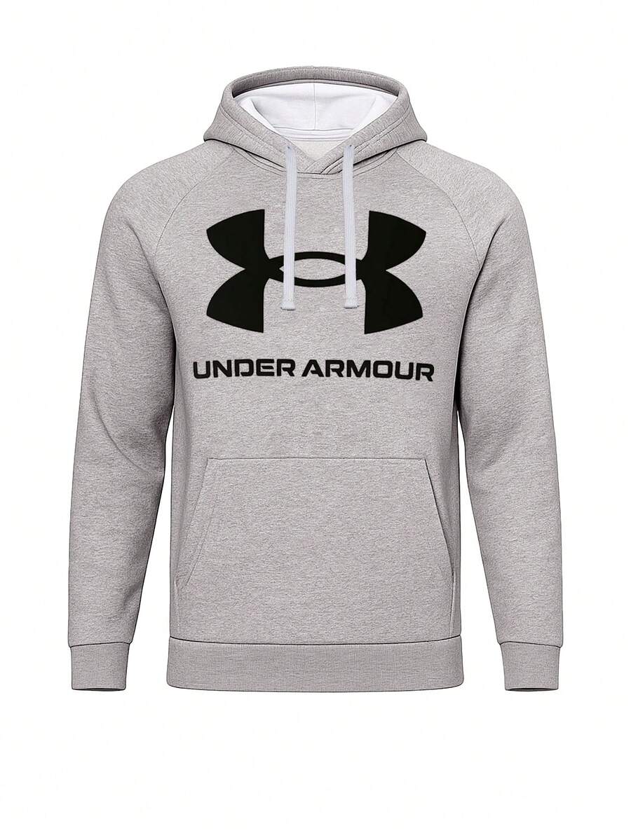 Under Armour SPORTSTYLE Men's Sports & Outdoor Hoodies Cozy Breathable Easy To Match Daily Outdoor School Grey 1357093-011 - Mod Gray / / White - View 1