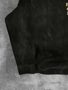 SHEIN Bolty青少年男童休闲简约Y2K风格涂鸦手绘扎染英文字母运动宽松卫衣，适合秋冬季穿着；Faith Over Fear卫衣，男童纯色卫衣，青少年常规袖卫衣。 - 彩色 - 查看 6