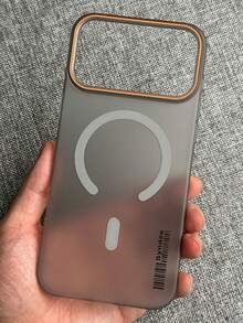 1 件奢华哑光透明代码软 TPU 外壳适用于 17 Air 16 15 14 13 12 11 Pro Plus 16 Pro Max 保护套带磁性防震 - 灰色 - 查看 3