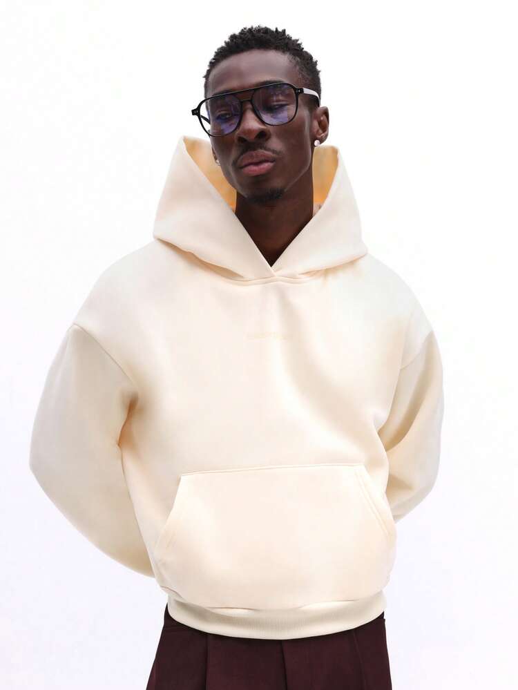 Bluza z kapturem Boxy Fit ze ściągaczem