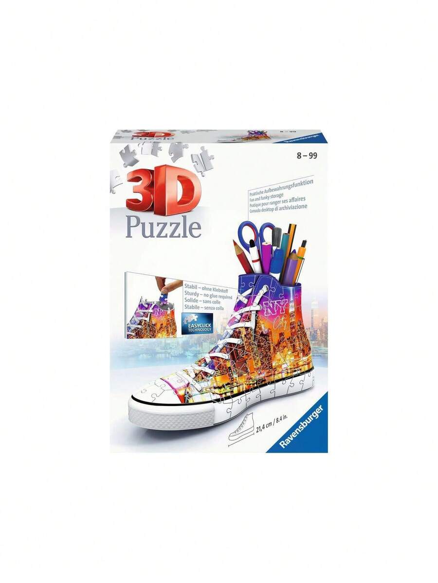 Ravensburger Sneaker Skyline 108 Piece Jigsaw Puzzle Age 8 Years+ 11152 - Multicolor - View 1