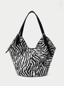 SHECARRY TÚI XÁCH NỮ - Đen và trắng - Xem 3