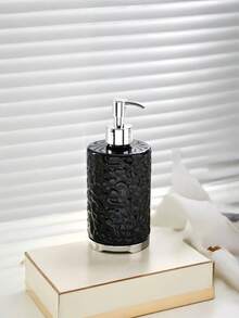 1 pieza Dispensador de botella recargable para jabón líquido/champú/tónico para baño, botella con bomba de presión para gel de ducha y cosméticos, decoración de baño para el hogar, decoración de otoño, de vuelta a la escuela - Multicolor - Ver 14