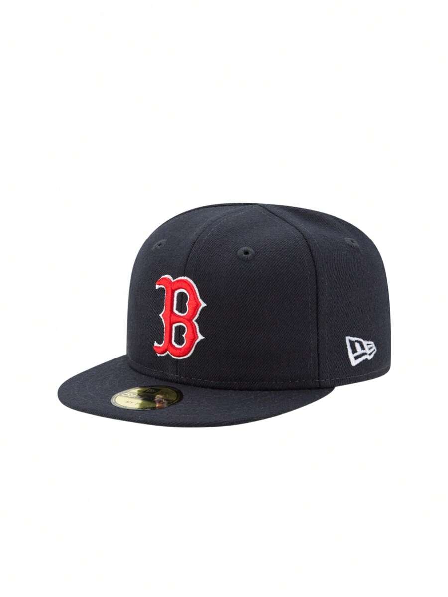 New Era Boston Red Sox Authentic Collection On-Field My First 59FIFTY Fitted Men's Hat Red - Black - View 1