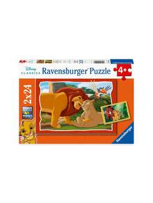 Ravensburger WT Lion King 2x24 Piece Jigsaw Puzzle Age 4 Years+ 12001029 - Multicolor - View 1