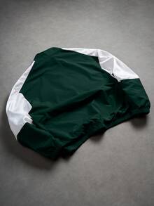 PAVTROS Men's Casual Everyday Contrast Color Letter Pattern Stand Collar Jacket Race Car Jacket Custom Jacket Wind Breaker Windbreaker Track Jacket - Multicolor - View 4