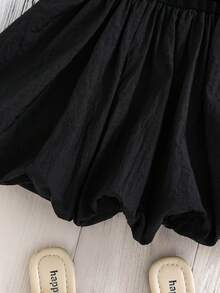 Emery Rose Kids Emery Rose Kids Baby Girl Casual Simple & Comfortable Crossed Back Sleeveless Dress  Back To School - Black - View 4