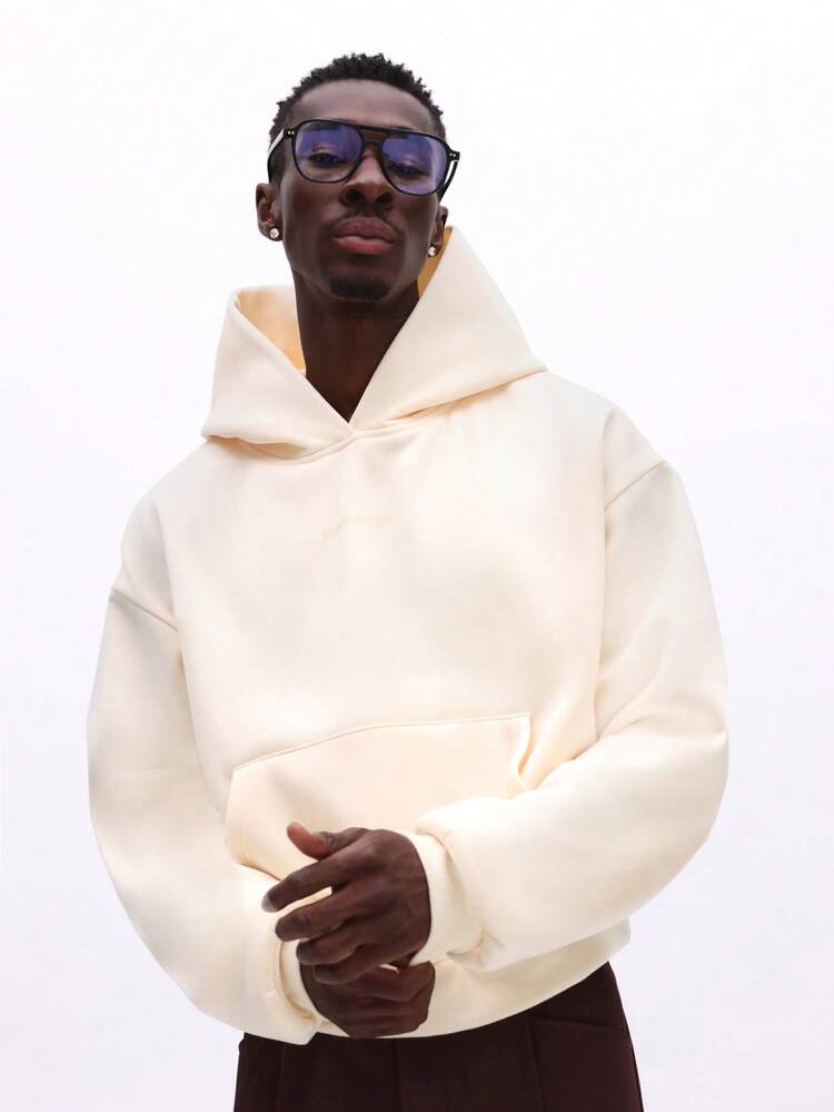 Bluza z kapturem Boxy Fit ze ściągaczem