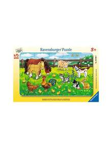 Ravensburger Farm Animals In The Meadow 15 Piece Jigsaw Puzzle Age 3 Years+ 6046 - Multicolor - View 1