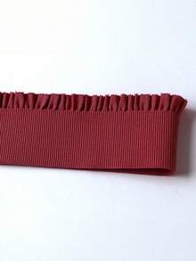 2码/包 DIY服装蕾丝松紧带，腰带弹力丝带 - 适用于DIY连衣裙、衣服、裤子、鞋子和帽子装饰