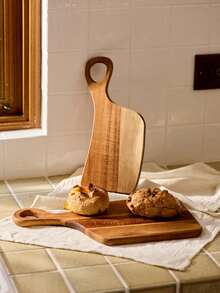 Zazumi Cirelle 1pc, Acacia Wooden Cutting Boards With Handle, Rustic Cheese Charcuterie Serving Planks, Kitchen Butcher Blocks, Washable Fruit Boards, Kitchen Use, Rama Kitchen Essentials, Mother's Day Gift, Thanksgiving Day, Family Dining, Party Use, Housewarming Gift - Multicolor - View 3