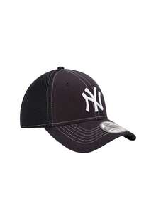 New Era New York Yankees 39Thirty Men's Stretch Fit Cap Navy - Black - View 4
