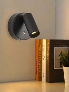 1 件旋转夜灯，USB 供电，可充电电池，磁性 LED 阅读灯，触摸调光，适用于卧室、床头、橱柜、客厅、书桌、酒吧装饰、生日、圣诞节，完美的礼物 - 彩色 - 查看 5