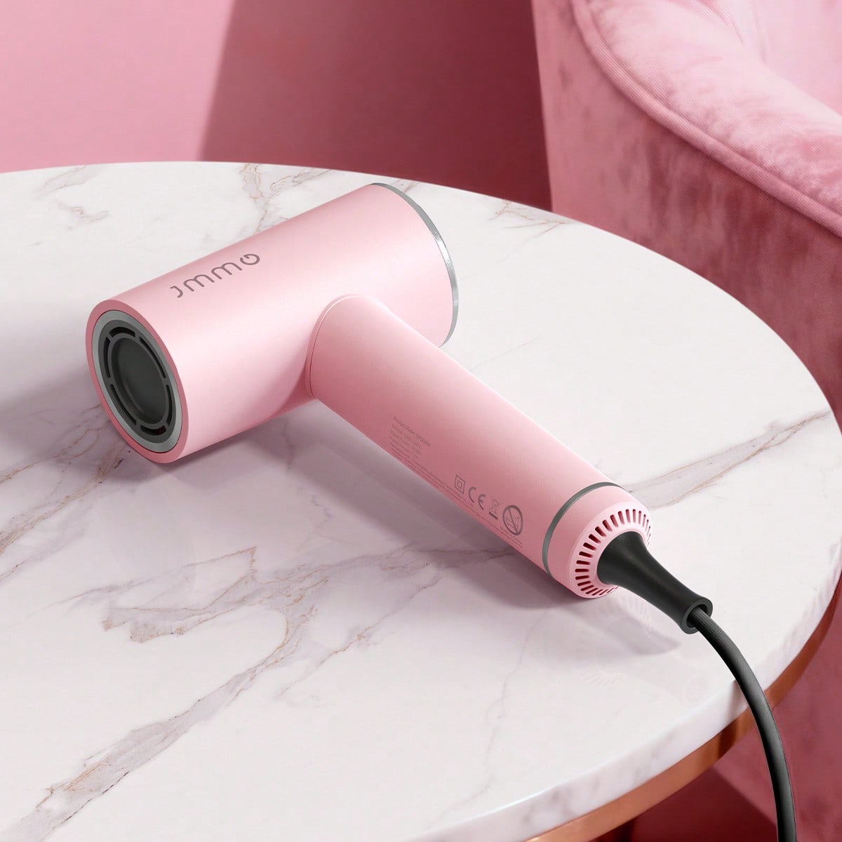 Hair Dryer, High-Speed Ionic Blow Dryer Portable Professional Lightweight Hair Dryers With Million Negative Ions, Fast-Drying, Quiet Hair Dryer With Nozzle For Travel, Home, Salon-UK Plug