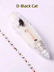 1 pezzo Nastro correttore meccanico casuale e carino stile Kawaii, ottimo per decorare diari e forniture scolastiche