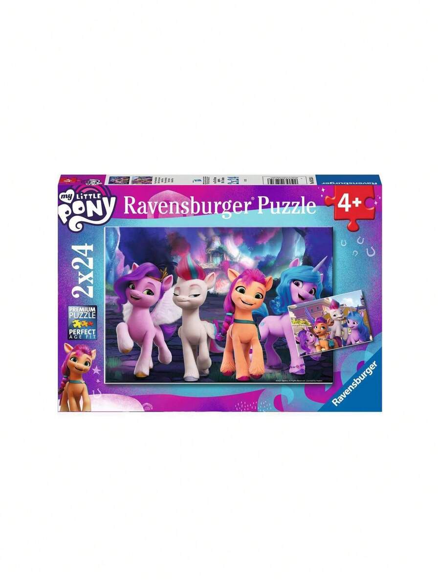 My Little Pony Film 2x24 Piece Jigsaw Puzzle Age 4 Years+ 5235 - Multicolor - View 1