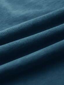 SHEIN BASICS Pantaloni casual e morbidi da donna in maglia con tasche e colore unito - Blu - Visualizzare 6