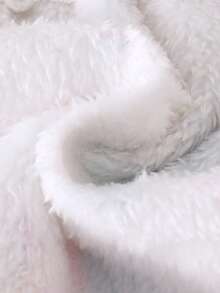 女童可爱印花保暖拉链外套，秋冬季 - 彩色 - 查看 3