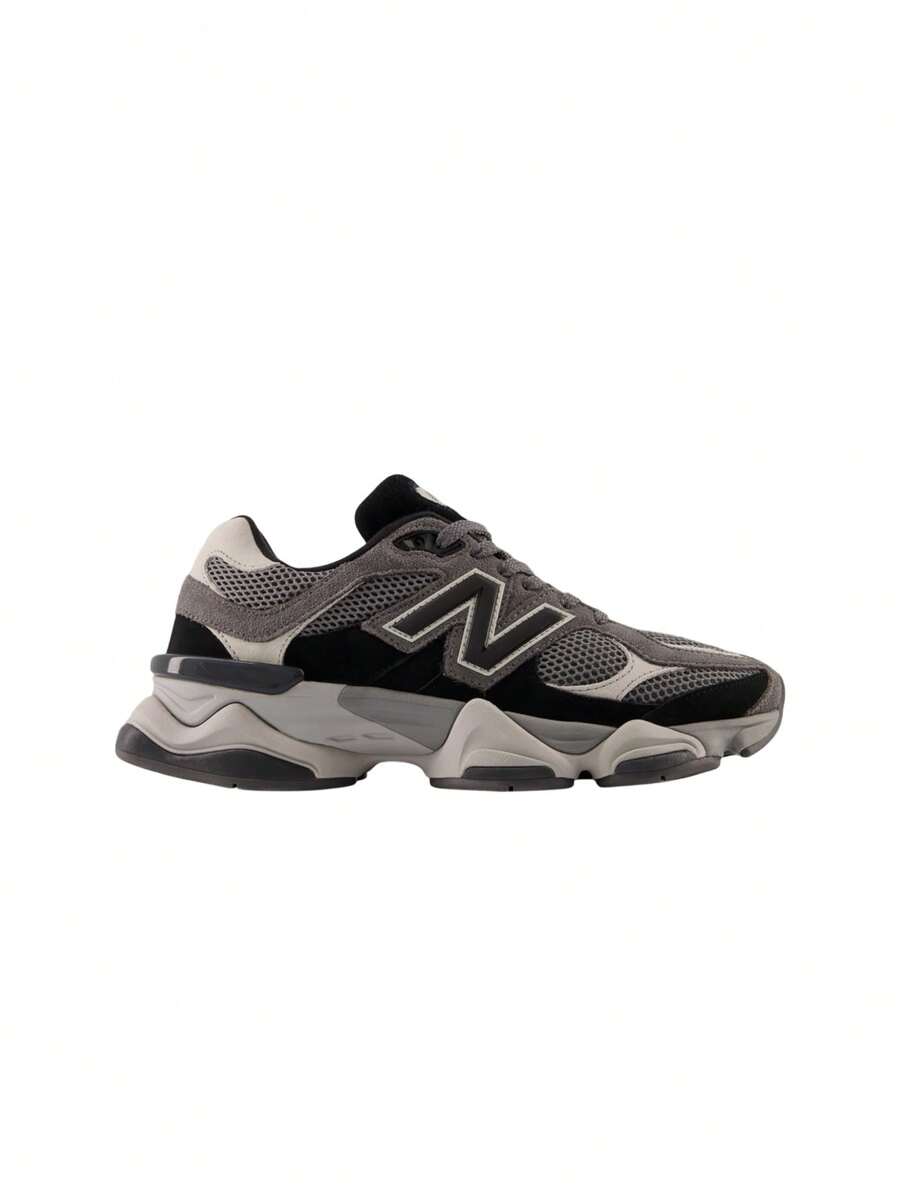 New Balance 9060 Women's Casual Sports Shoes Black With Castlerock U9060ERA - Grey - View 1