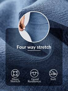 Flexra Quần Jeans Skinny Co Giãn Định Hình Cơ Thể Cạp Cao Thời Trang Thường Ngày Cho Nữ - Rửa nhẹ - Xem 8