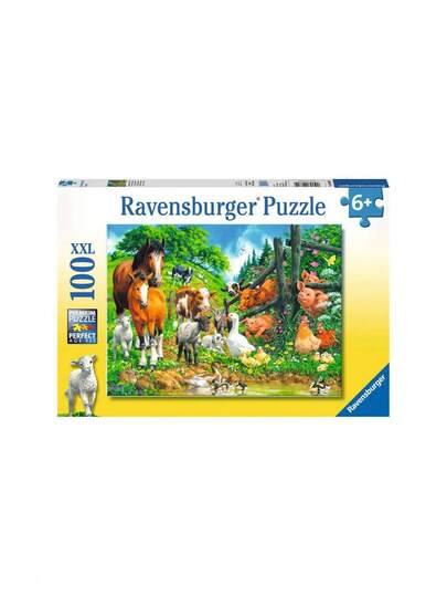 Ravensburger Animal Get Together 100 Piece Jigsaw Puzzle Age 6 Years+ 10689