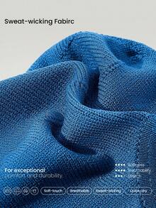 GLOWMODE 3 Pairs Yoga & Pilates Non-Slip Grip Socks With Seamless Toe Construction Yoga Daily - Mykonos Blue - View 6