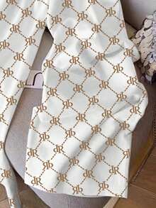 Resyla 女式复古花卉印花休闲运动裤 - 彩色 - 查看 4