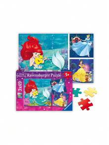 Ravensburger Disney Princess Princess Adventure 3x49 Piece Jigsaw Puzzle Age 5 Years+ 9350 - Multicolor - View 2