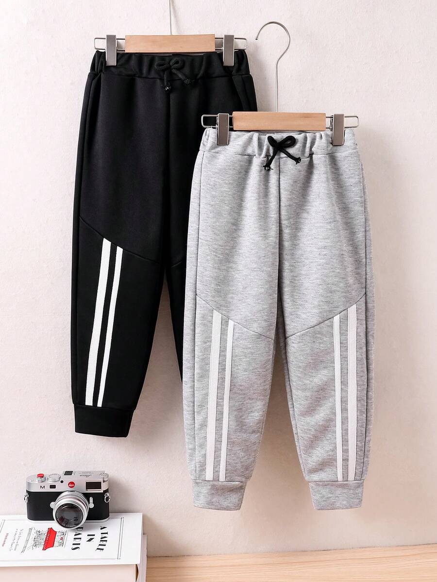 SHEIN Explorewe 男童休闲工装口袋裤,秋季百搭 - 彩色 - 查看 1