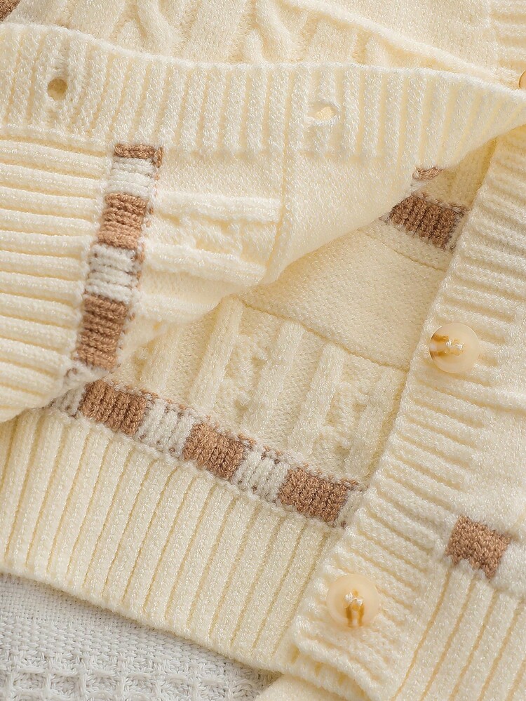 SHEIN 男童毛衣套装，绅士优雅时尚保暖柔软弹力款，适合居家、派对、万圣节、圣诞节、户外活动、学校等场合，可搭配圣诞派对服装，也可搭配圣诞毛衣。 - 彩色 - 查看 8