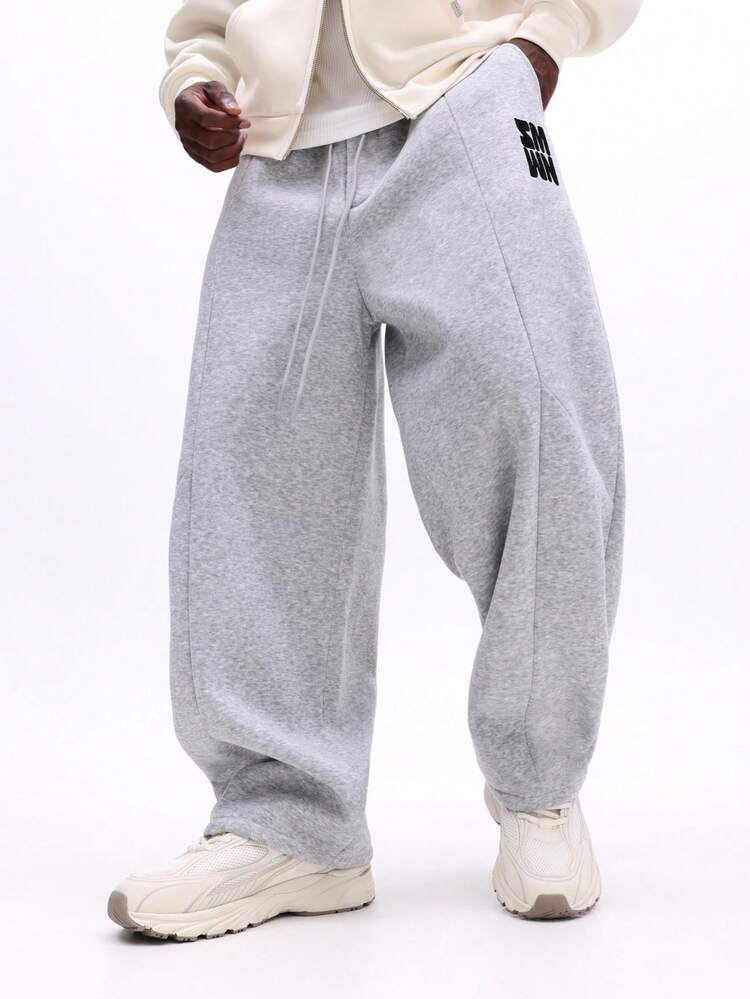 Loose Fit Drawstring Sweatpants
