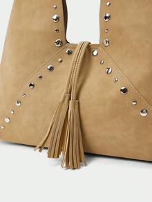 SHECARRY Ladies' Shoulder Bag, Suitable For Women's Daily Commute - Apricot - View 5