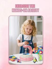 Zazumi Flower Press Kit DIY Bouquet Maker Toy Creative Craft Activity Hands-On Skills Imagination Development Social Interaction Parent Child Bonding Birthday Christmas Gift Ideas For Girls Creative Toys - Multicolor - View 5