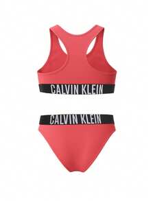 Calvin Klein Girls' Swimsuit Set Deep Crimson Fruit - Watermelon Pink - View 2