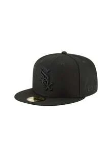 New Era Chicago White Sox Men Hat Black - Preto - Ver 1