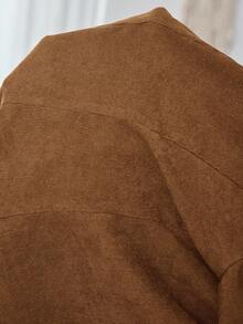 EMERY ROSE Women's Solid Color Single-Breasted Fitted Elegant Long Sleeve Blazer - Khaki - View 4