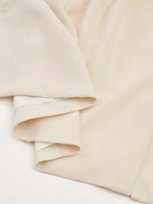 Manfinity CityGents Herren Einfarbiger Anzug mit Kragen, Langarm, Doppelreiher Jacke und Hose, Freizeitanzug Set