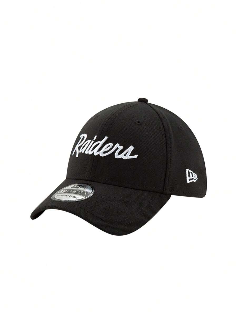 New Era Oakland Raiders Cap Men's Flex Hat Black - Black - View 1
