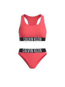 Calvin Klein Girls' Swimsuit Set Deep Crimson Fruit - Watermelon Pink - View 1