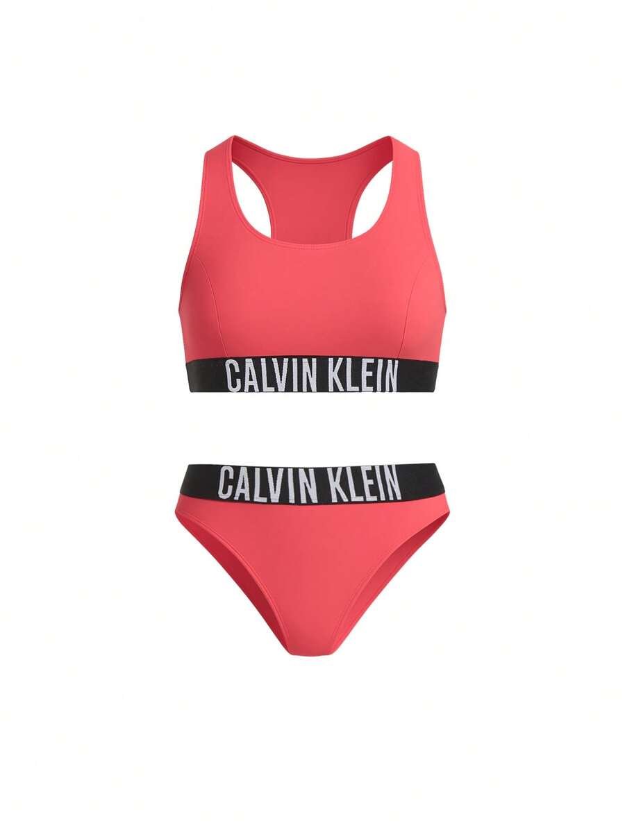 Calvin Klein Girls' Swimsuit Set Deep Crimson Fruit - Watermelon Pink - View 1