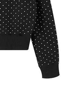 INAWLY 波点拉链卫衣，街头风，Y2K风格上衣，秋季，姐妹装，当下流行，时尚上衣，美学卫衣，送给姐妹的礼物，节日礼物，休闲简约时尚上衣