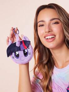 My Little Pony X SHEIN 1Pc Cute Cartoon Change Bag, Three-Dimensional Shape, Can Hold Coins, Cards, Keys And Other Supplies, Can Be Hung On The Bag Twilight Sparkle/Rainbow Dash/Pinkie Pie,Gift Ideas - Multicolor - View 5